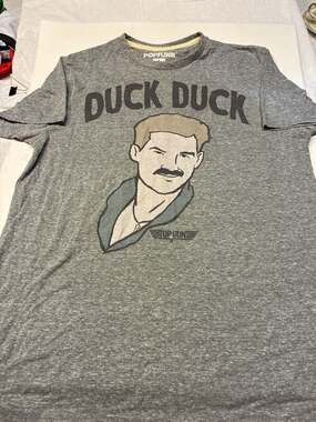Popfunk Top Gun The Rip Goose Athletic Heather Graphic T-Shirt